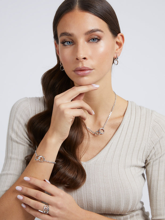 Forever Links Silver-Tone Necklace
