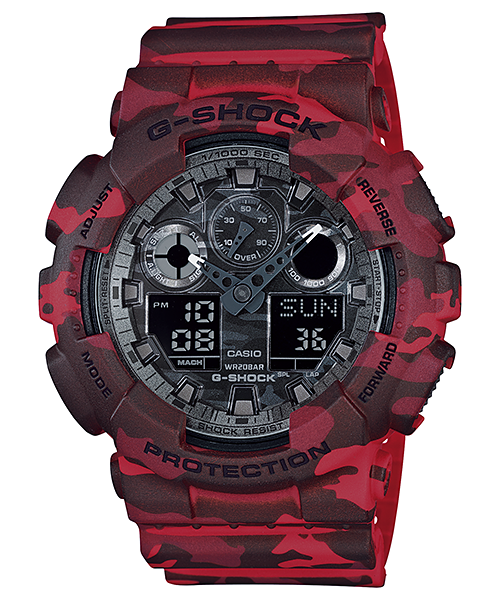 CASIO G-SHOCK GA-100CM-4ADR 赤迷彩 動作良好 G-SHOCK GA-100CM-4ADR – GC Shop Egypt