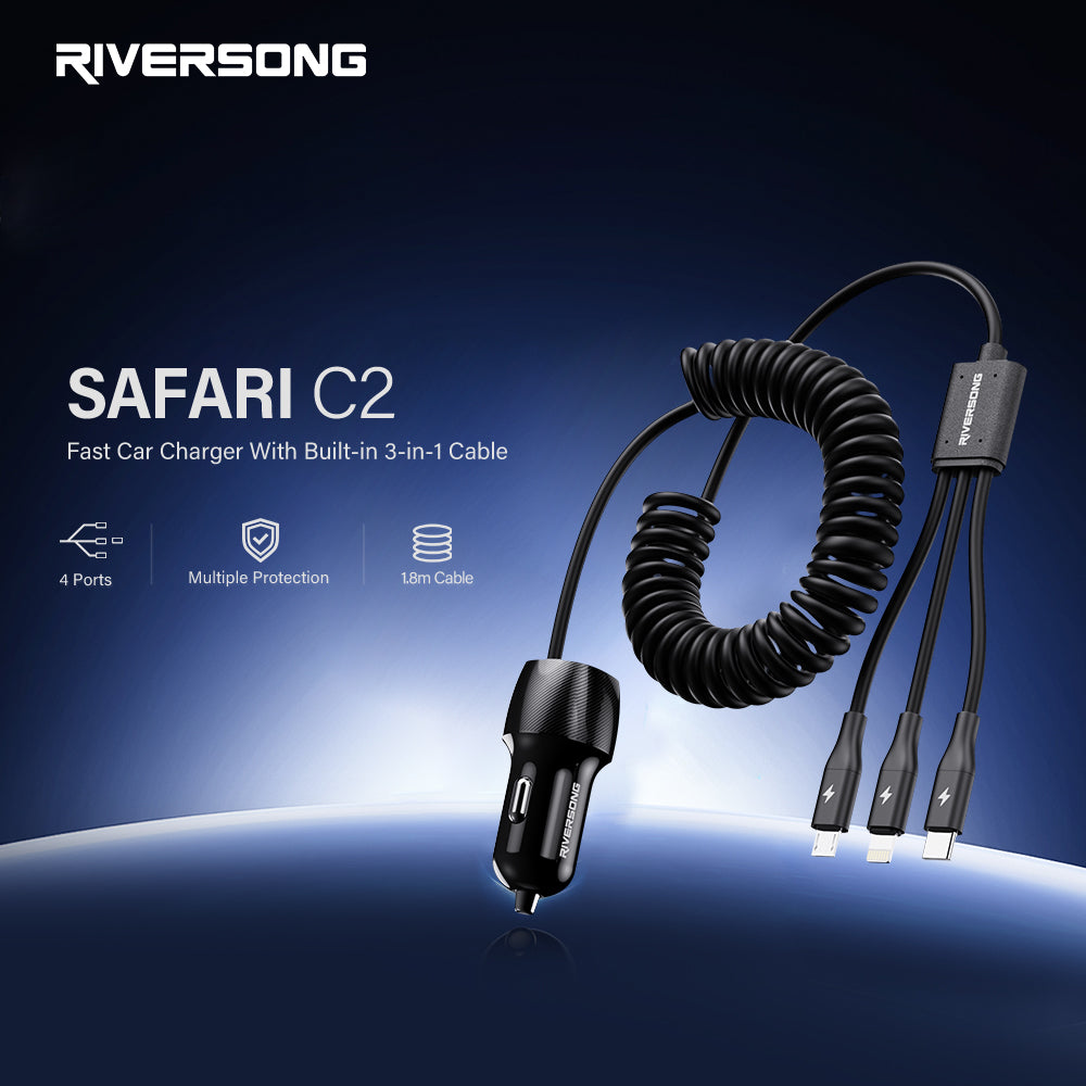 RIVERSONG Safari C2 Car Charger - CC17C