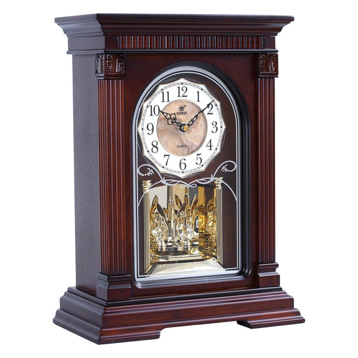 POWER Wooden Case Desk Clock 1419CRMKS
