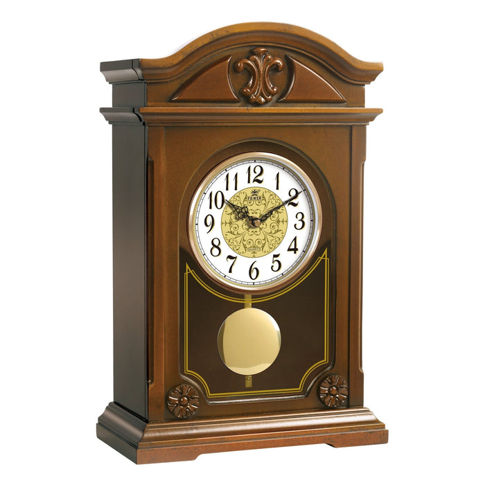 POWER Wooden Case Desk Clock 1456CPMKS