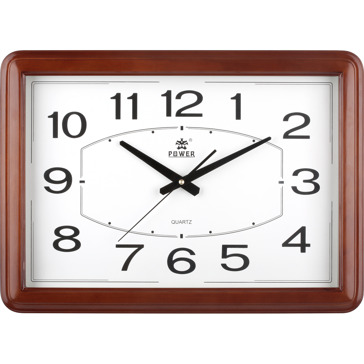 POWER Wooden Case Wall Clock 1801AKS