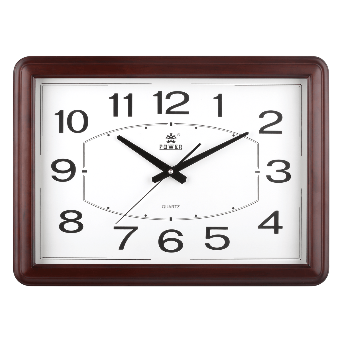 POWER Wooden Case Wall Clock 1801CKS