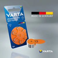 VARTA Hearing Aid Batteries 13 BLI 6