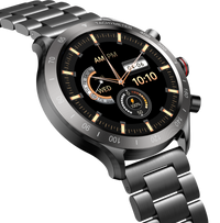 RIVERSONG Motive 9 Max 1.43" AMOLED Screen Stainless Steel Bracelet Smart Watch - SW903
