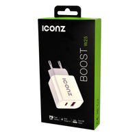 ICONZ PD30W/QC18W Wall Charger - White