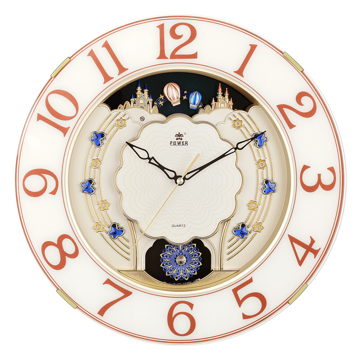 POWER Magic Motion Wall Clock 6138APMKS