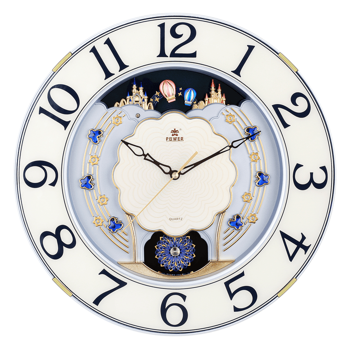 POWER Magic Motion Wall Clock 6138GPMKS
