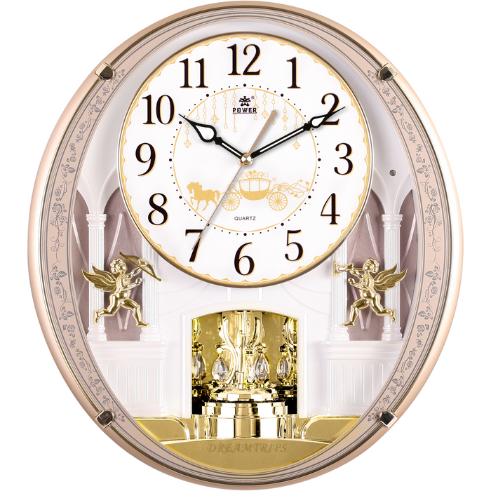 POWER Magic Motion Wall Clock 6241CRMKS
