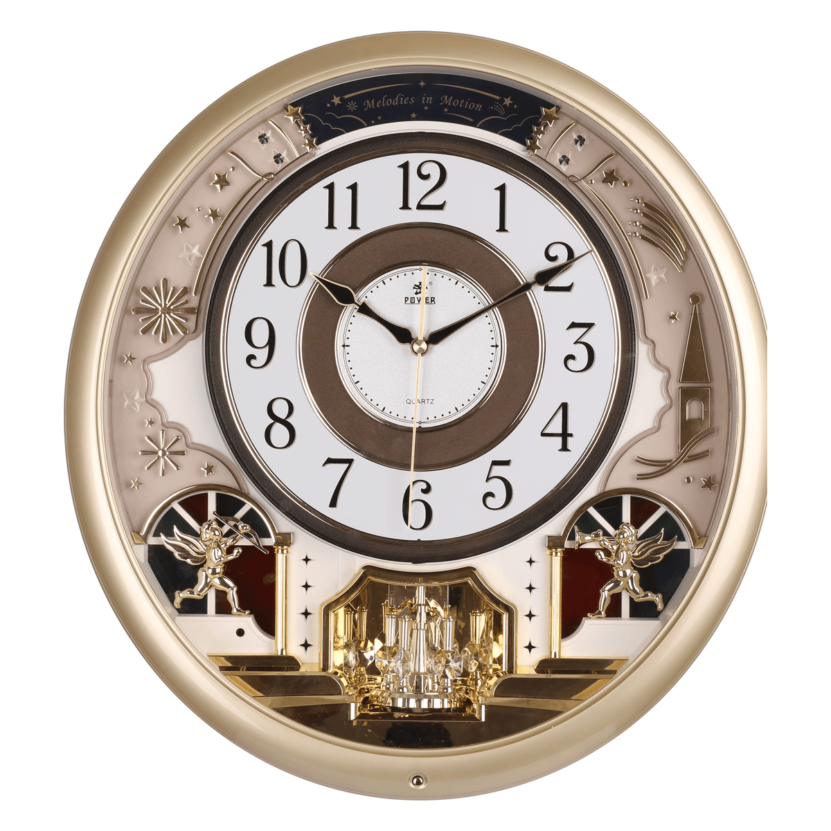 POWER Magic Motion Wall Clock 6246ARMKS