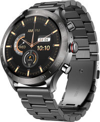 RIVERSONG Motive 9 Max 1.43" AMOLED Screen Stainless Steel Bracelet Smart Watch - SW903