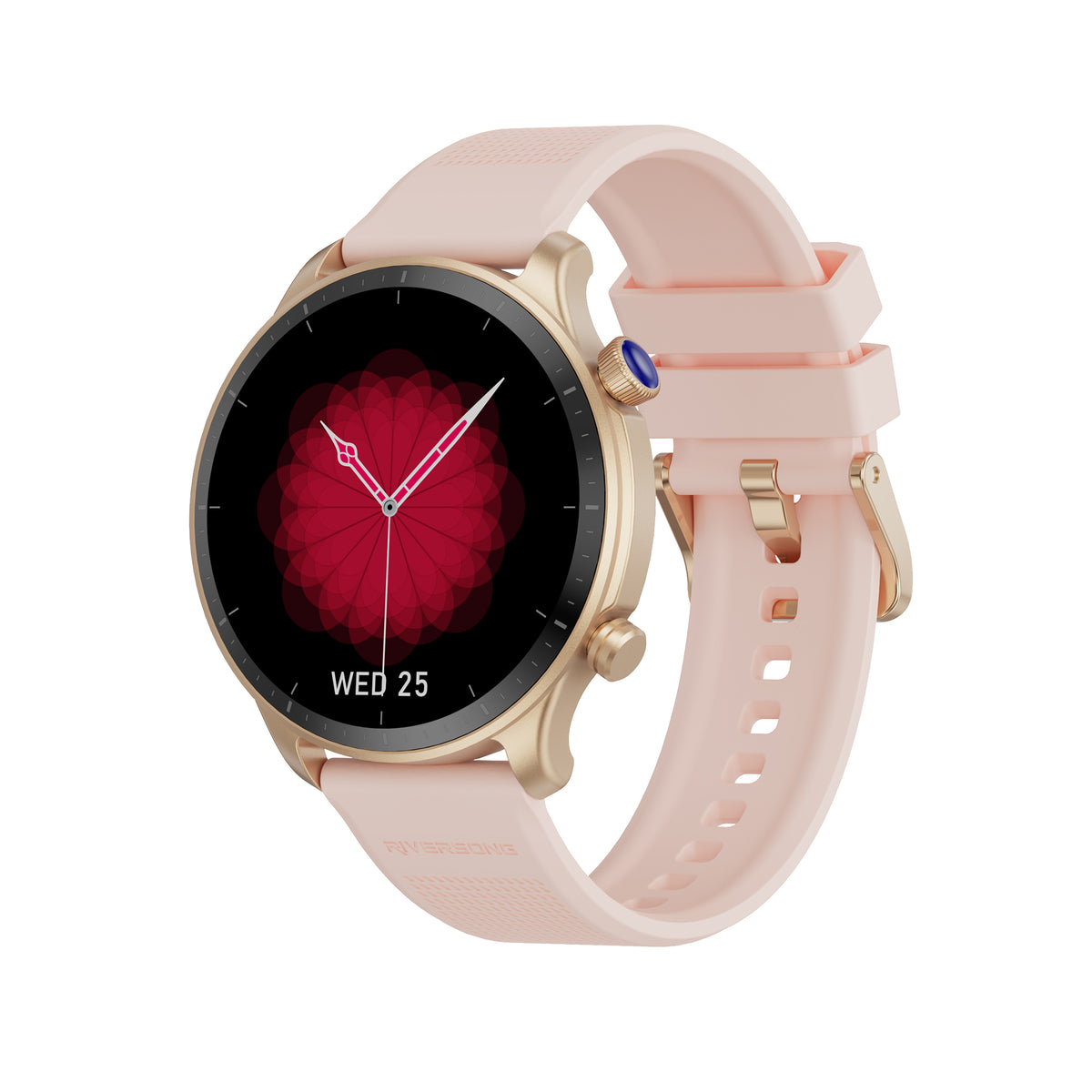 RIVERSONG Motive 7C 1.52" Bluetooth Calling Smart Watch - SW71 Rose Gold