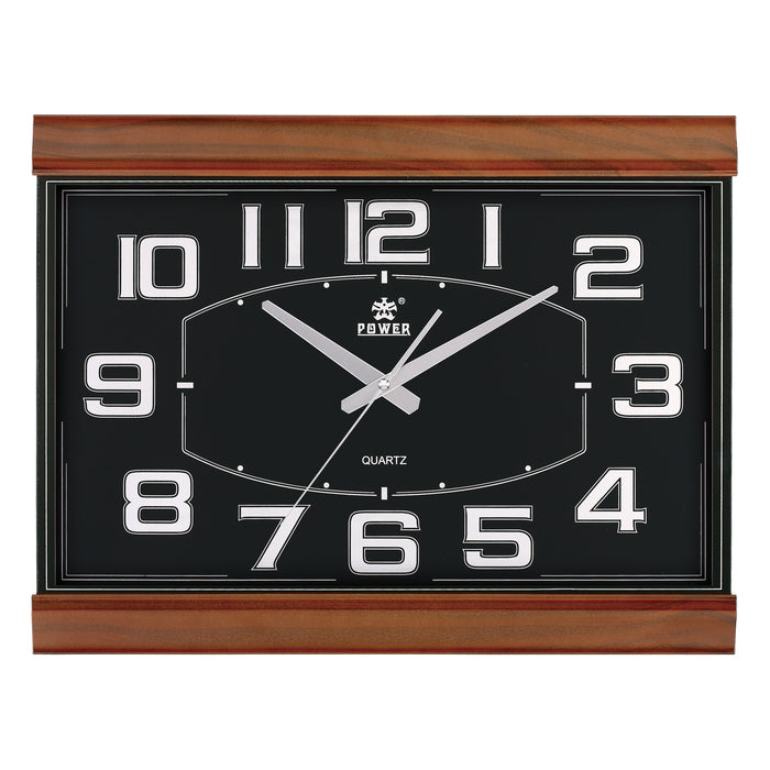 POWER Wall Clock 8111BKS