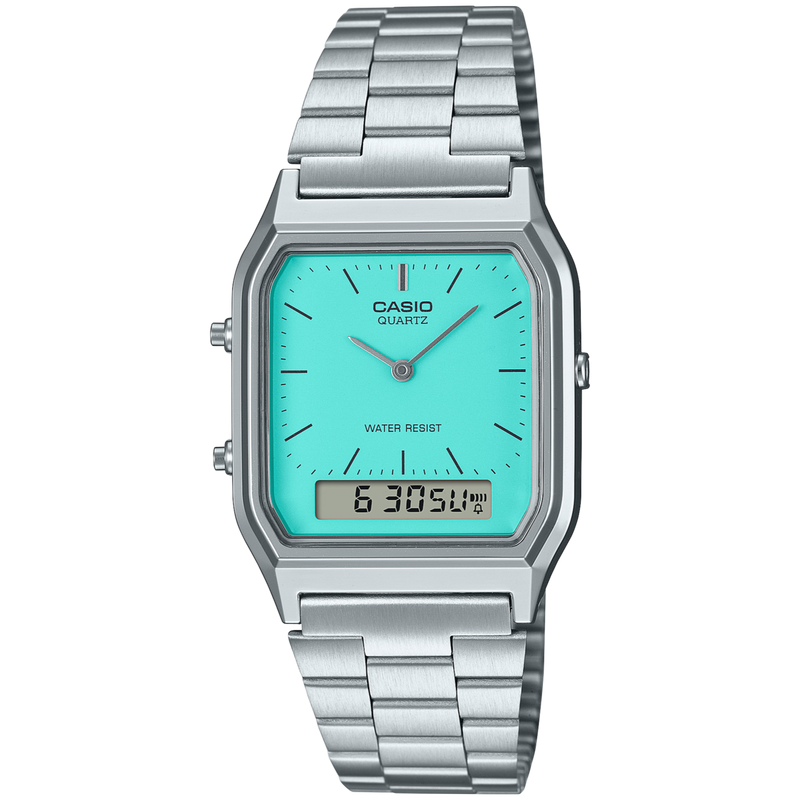【新品未使用箱付き】CASIO AQ-230A-2A2MQYDF CASIO AQ-230A-2A2MQYDF Vintage Unisex Watch – GC Shop Egypt