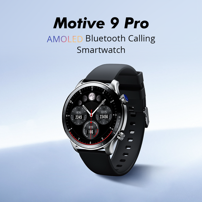 RIVERSONG Motive 9 Pro 1.43" AMOLED Screen Smart Watch - SW901-Silver/Black