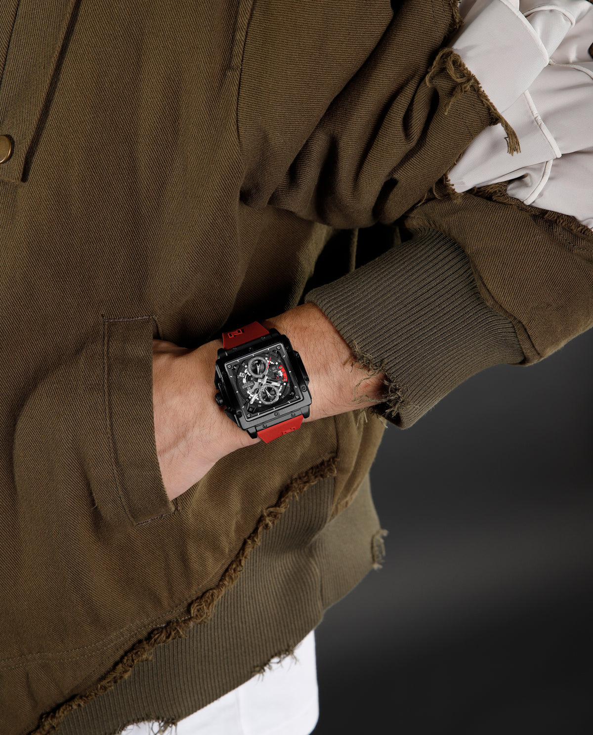 NAVIFORCE NF8064 B/B/R Men Watch