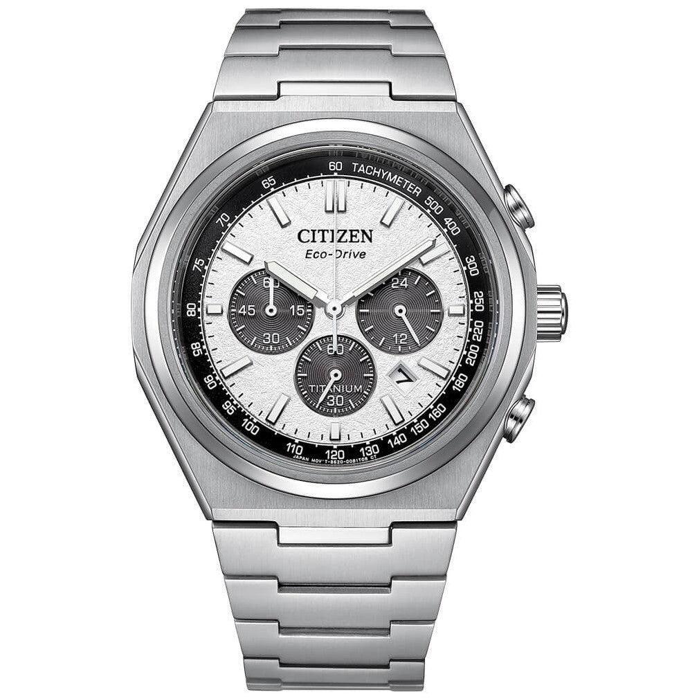 CITIZEN CA4610-85A Zenshin Eco-Drive Chrono Super Titanium – GC