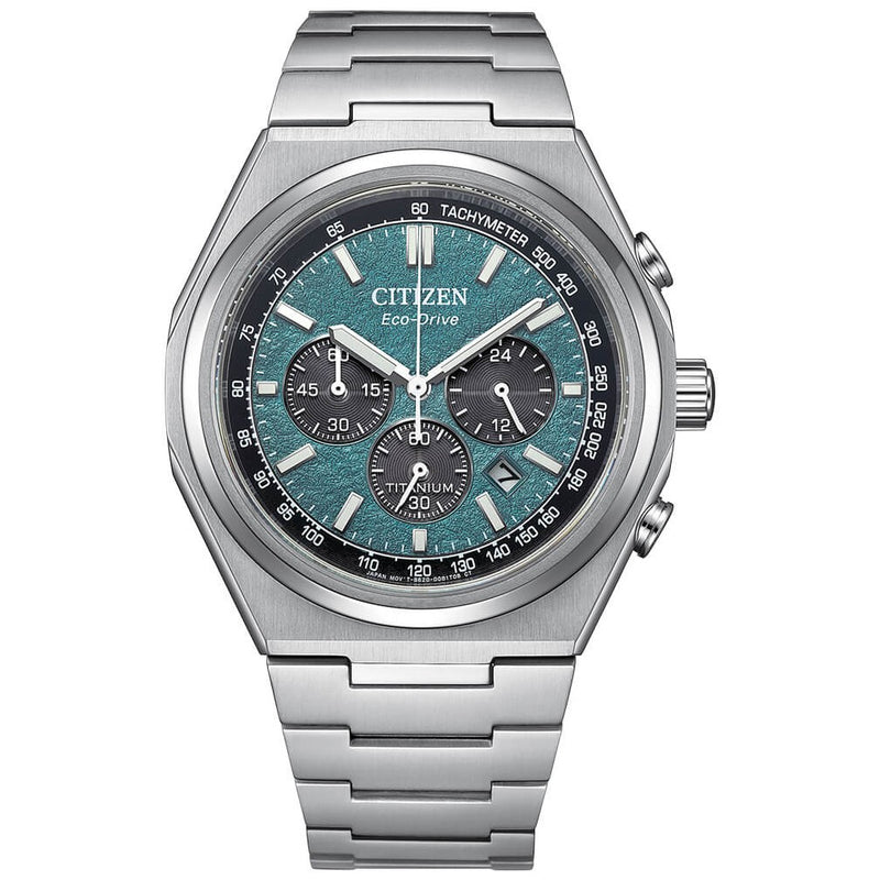 CITIZEN CA4610-85X Zenshin Eco-Drive Chrono Super Titanium