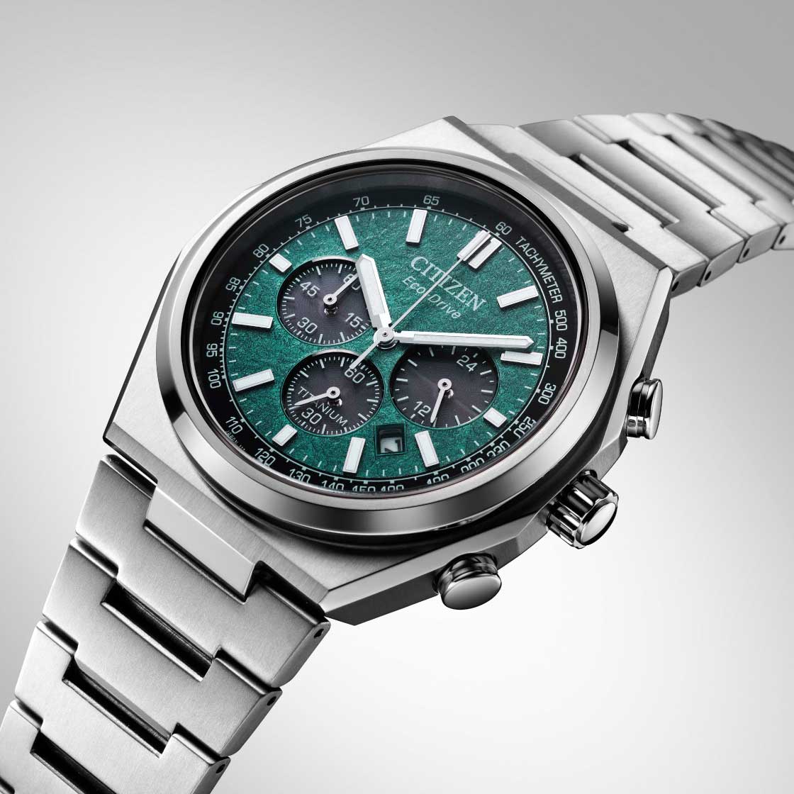 CITIZEN CA4610-85X Zenshin Eco-Drive Chrono Super Titanium