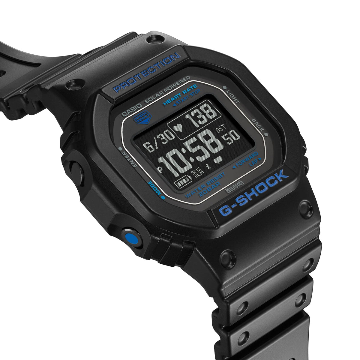 DW-H5600-1A2DR | G-SQUAD with Heart Rate Monitor