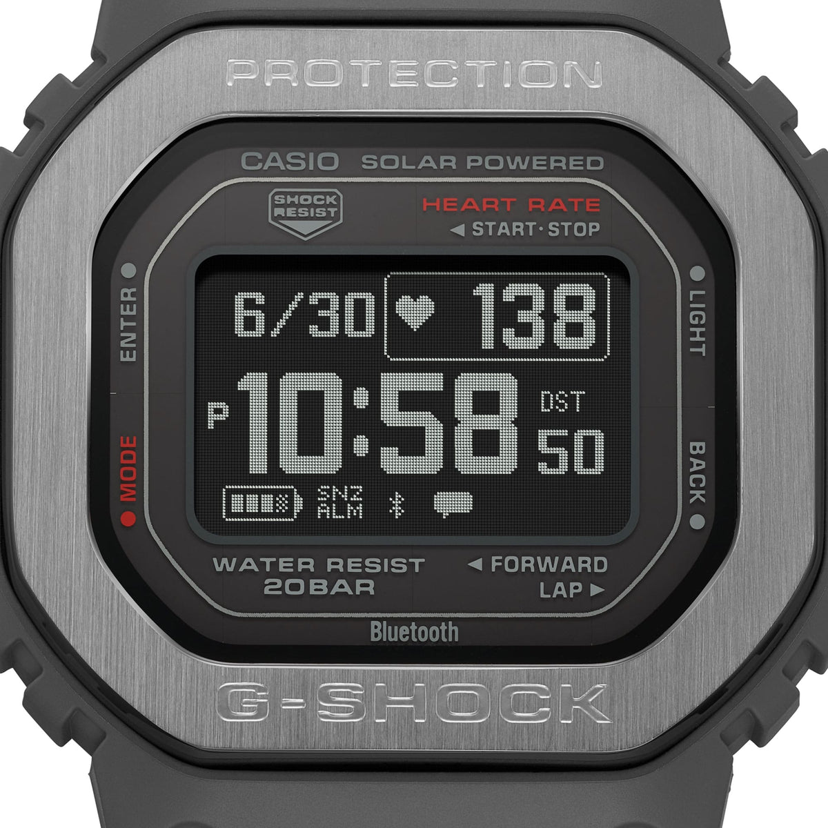 DW-H5600MB-8DR | G-SQUAD with Heart Rate Monitor