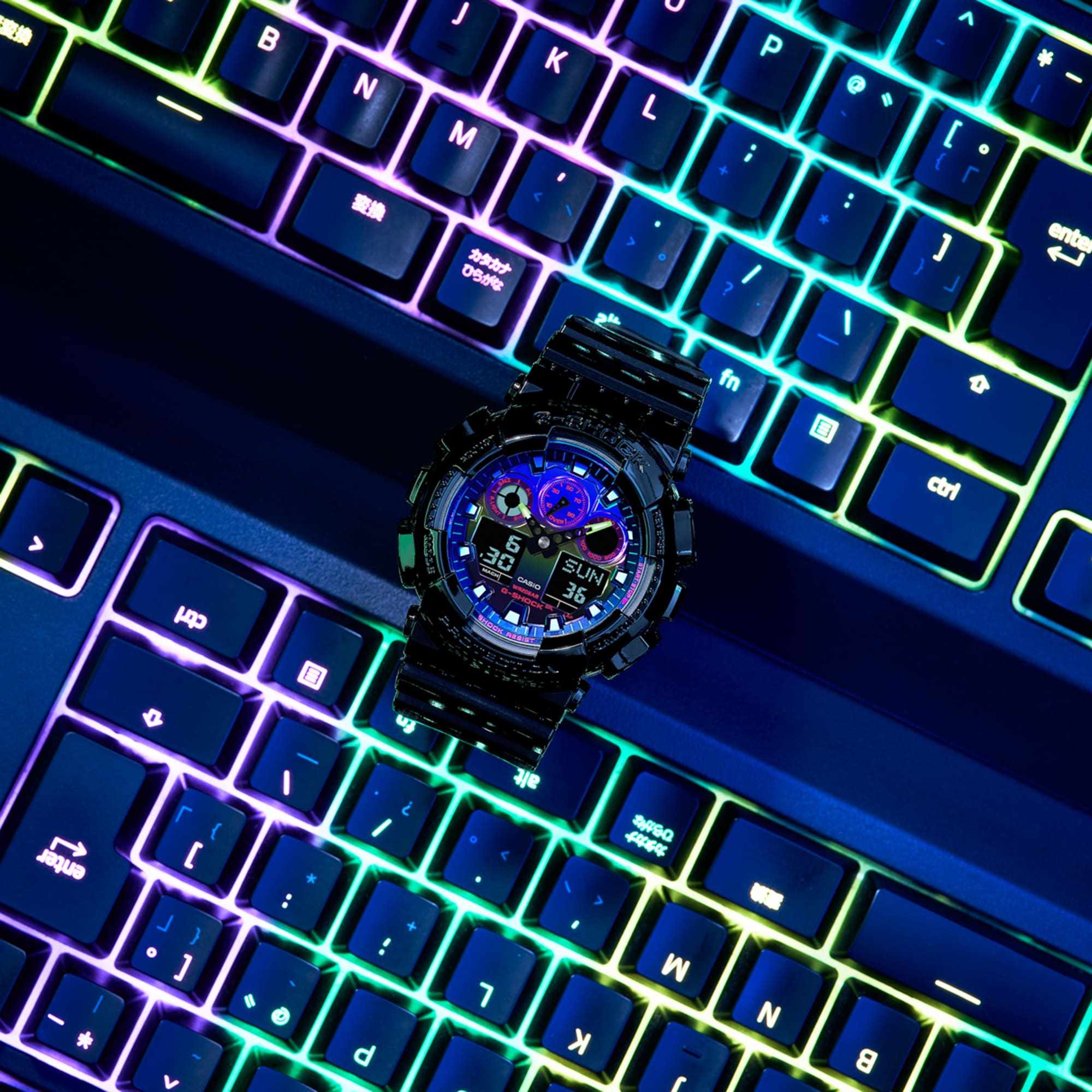 G-SHOCK GA-100RGB-1ADR – GC Shop Egypt