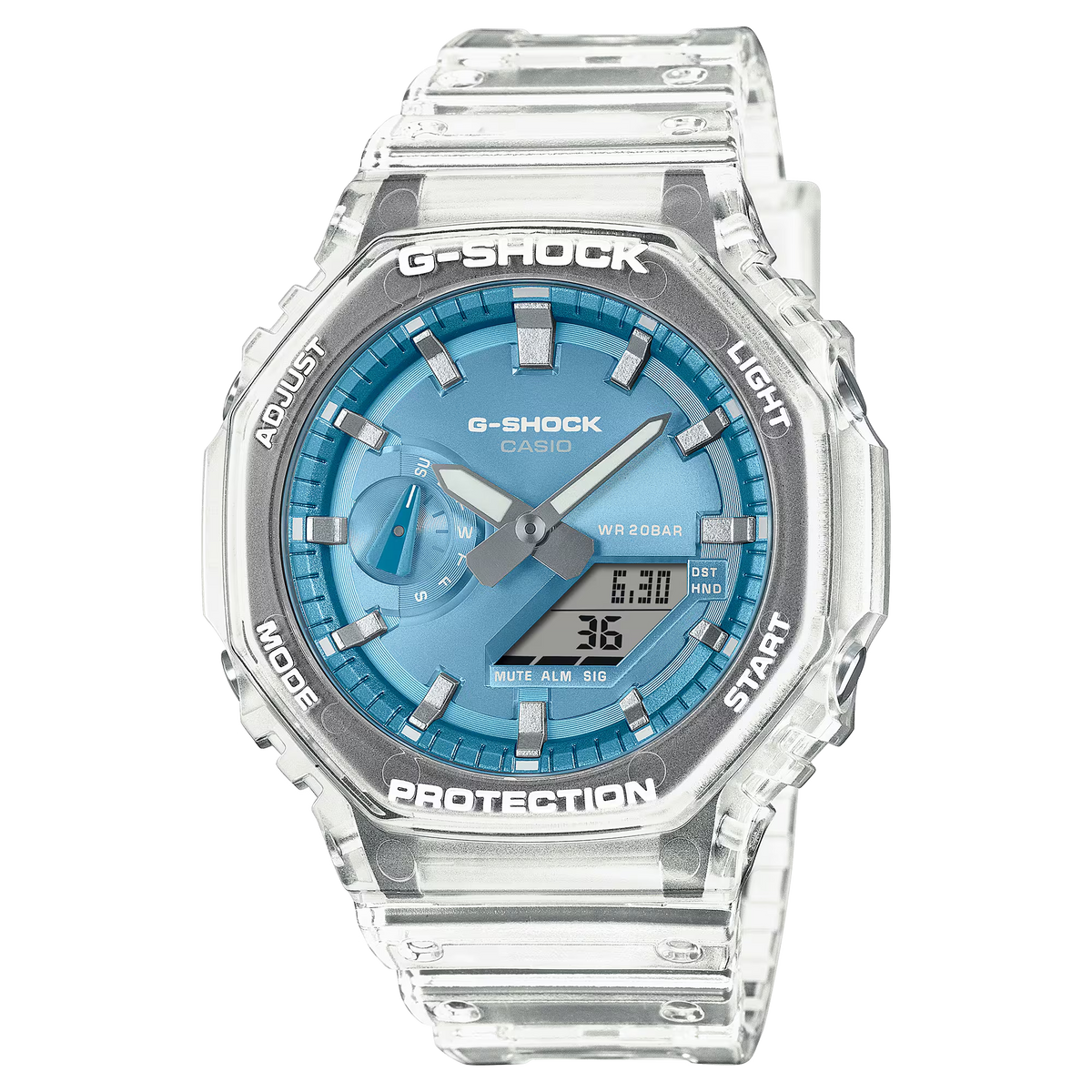 G-SHOCK GA-2100BM-7A2DR Octagonal Bezel