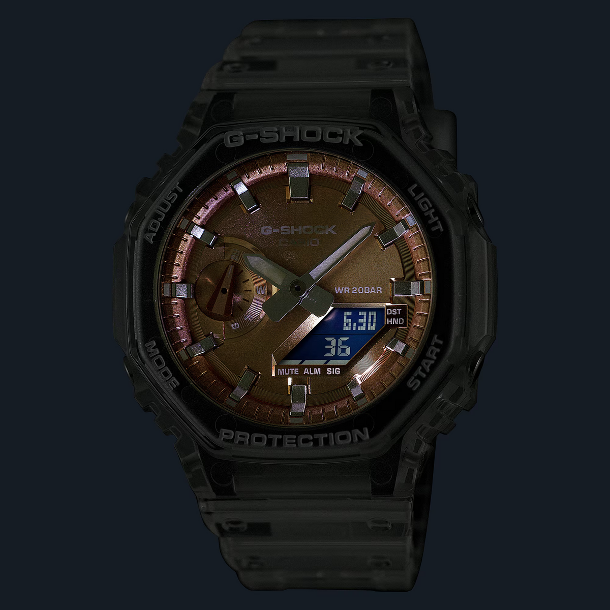 G-SHOCK GA-2100BM-7A5DR Octagonal Bezel