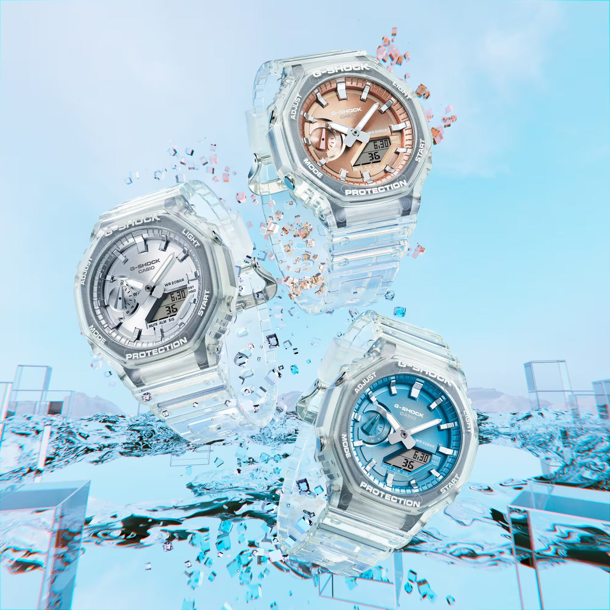 G-SHOCK GA-2100BM-7A5DR Octagonal Bezel