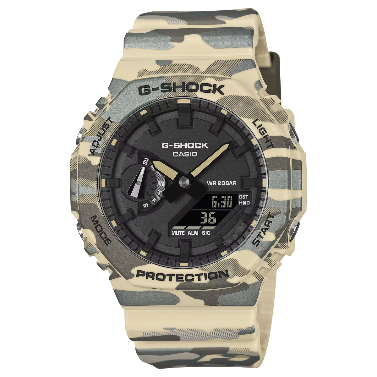 G-SHOCK GA-2100CM-5ADR Octagonal Bezel
