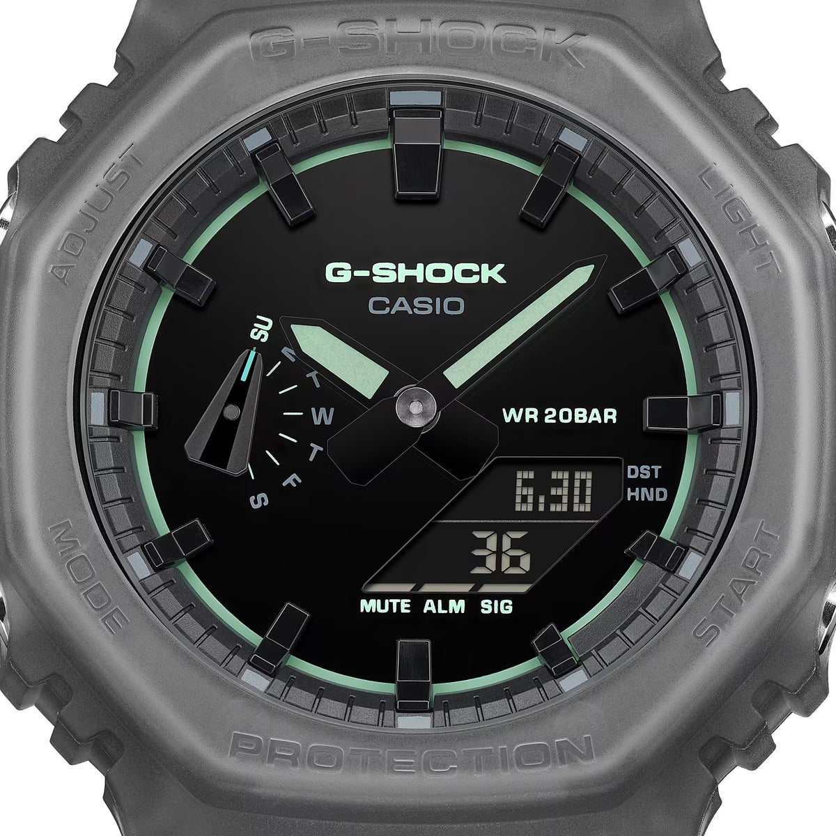 G-SHOCK GA-2100K-1ADR Octagonal Bezel