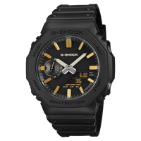 G-SHOCK GA-2100LXB-1A9DR LUXE BLACK Octagonal Bezel