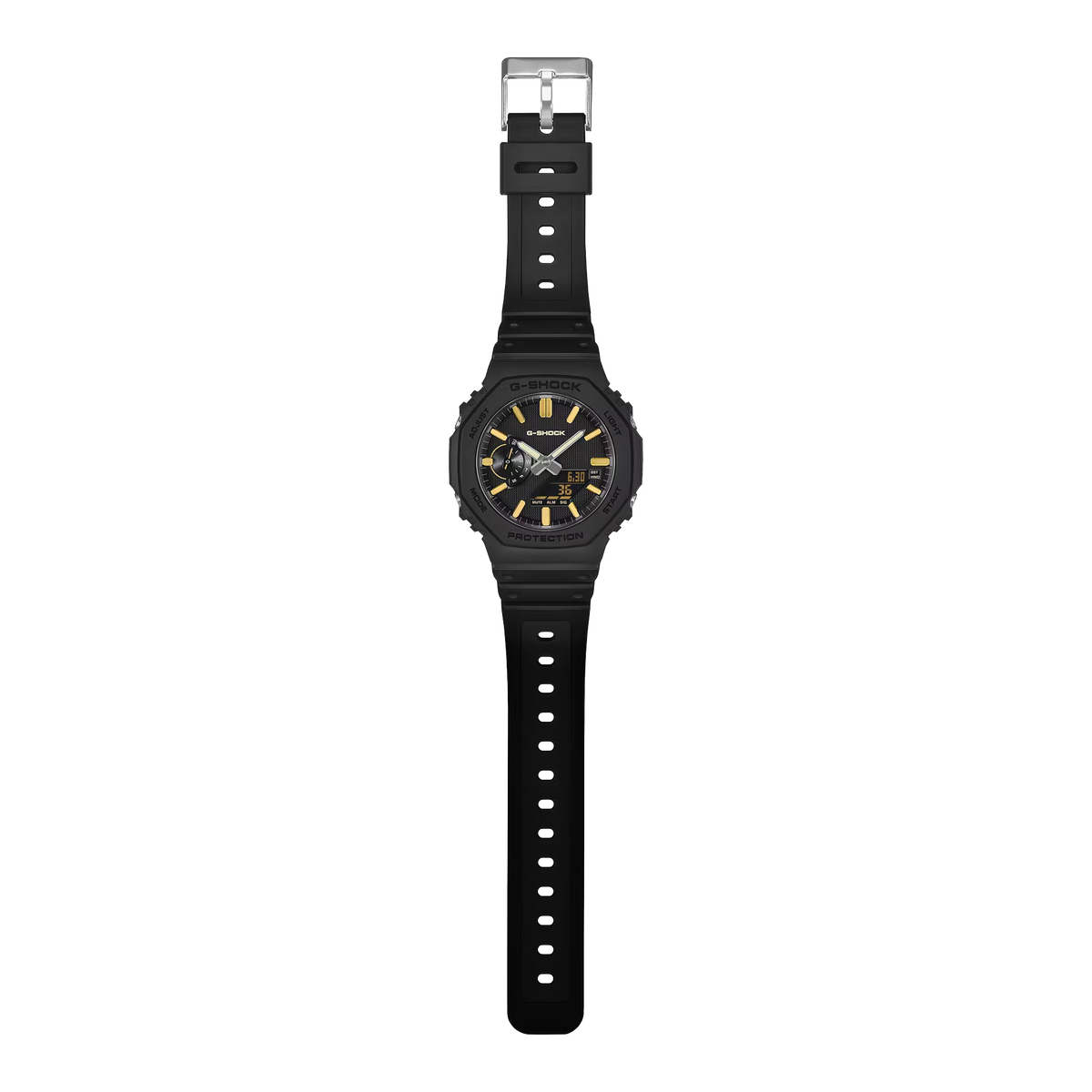 G-SHOCK GA-2100LXB-1A9DR LUXE BLACK Octagonal Bezel