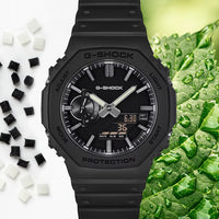 G-SHOCK GA-2100LXB-1ADR LUXE BLACK Octagonal Bezel