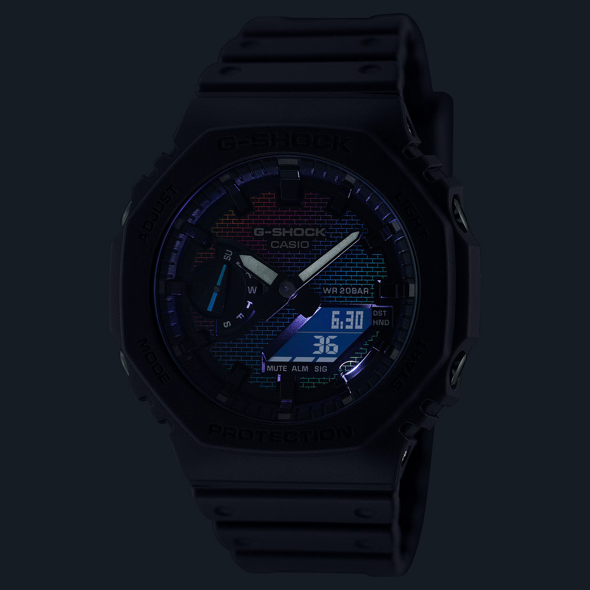 G-SHOCK GA-2100RW-1ADR Octagonal Bezel