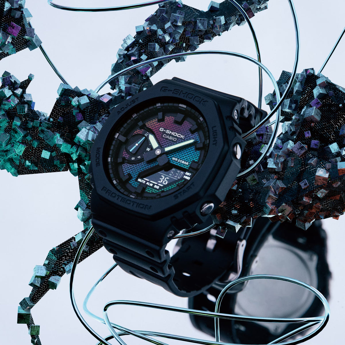 G-SHOCK GA-2100RW-1ADR Octagonal Bezel