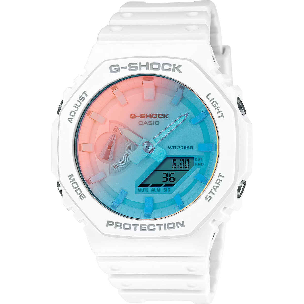 G-SHOCK GA-2100TL-7ADR Octagonal Bezel