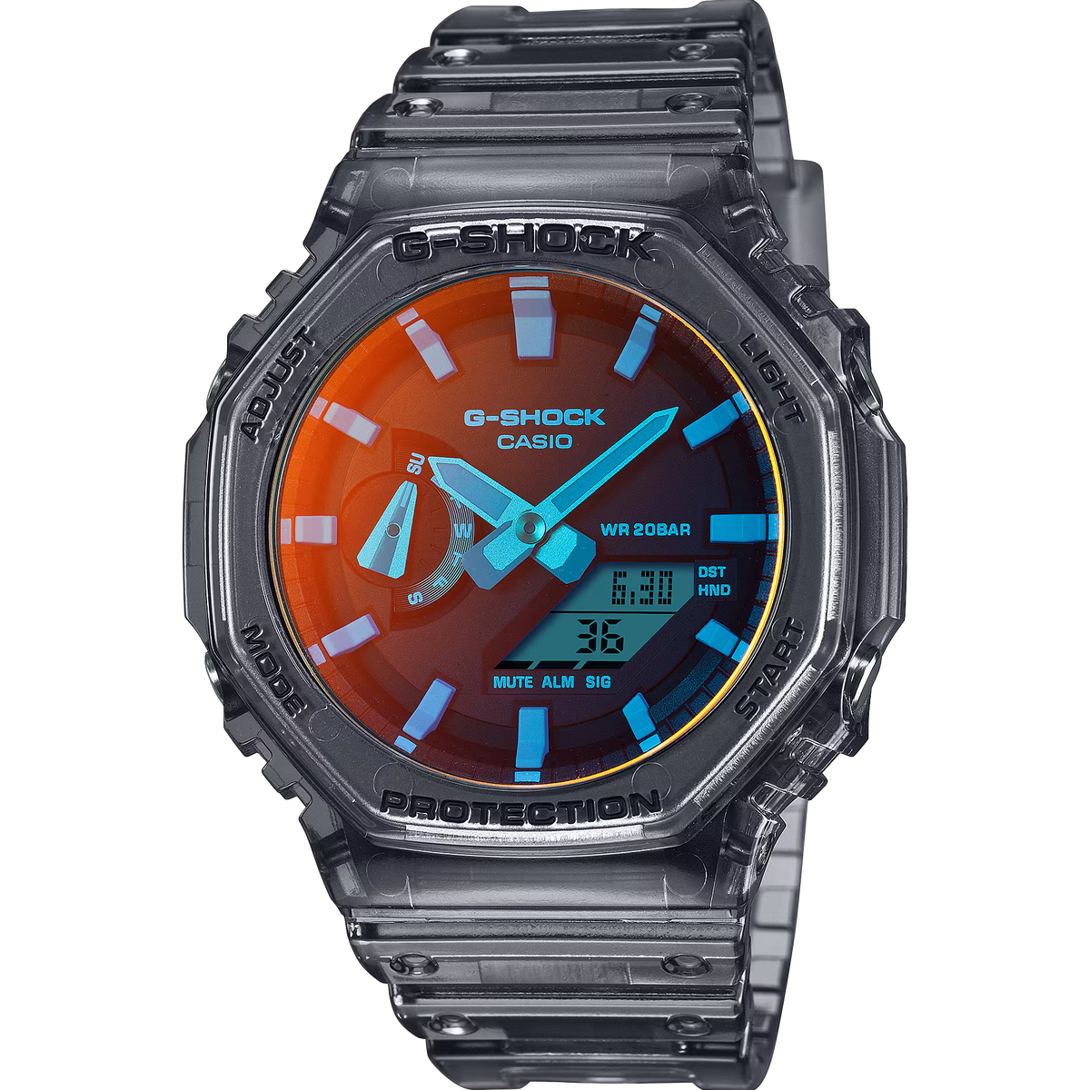 G-SHOCK GA-2100TLS-8ADR Octagonal Bezel