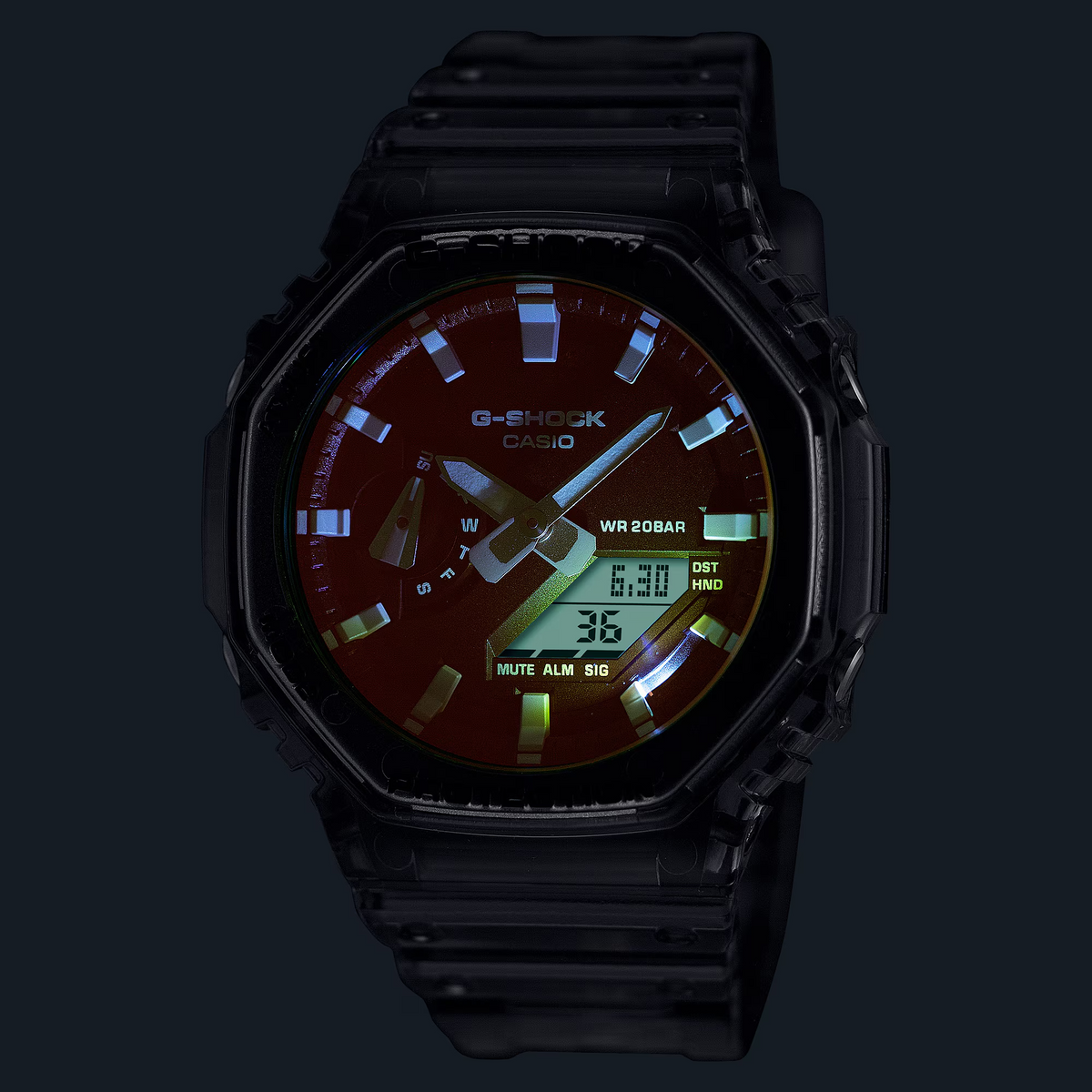 G-SHOCK GA-2100TLS-8ADR Octagonal Bezel