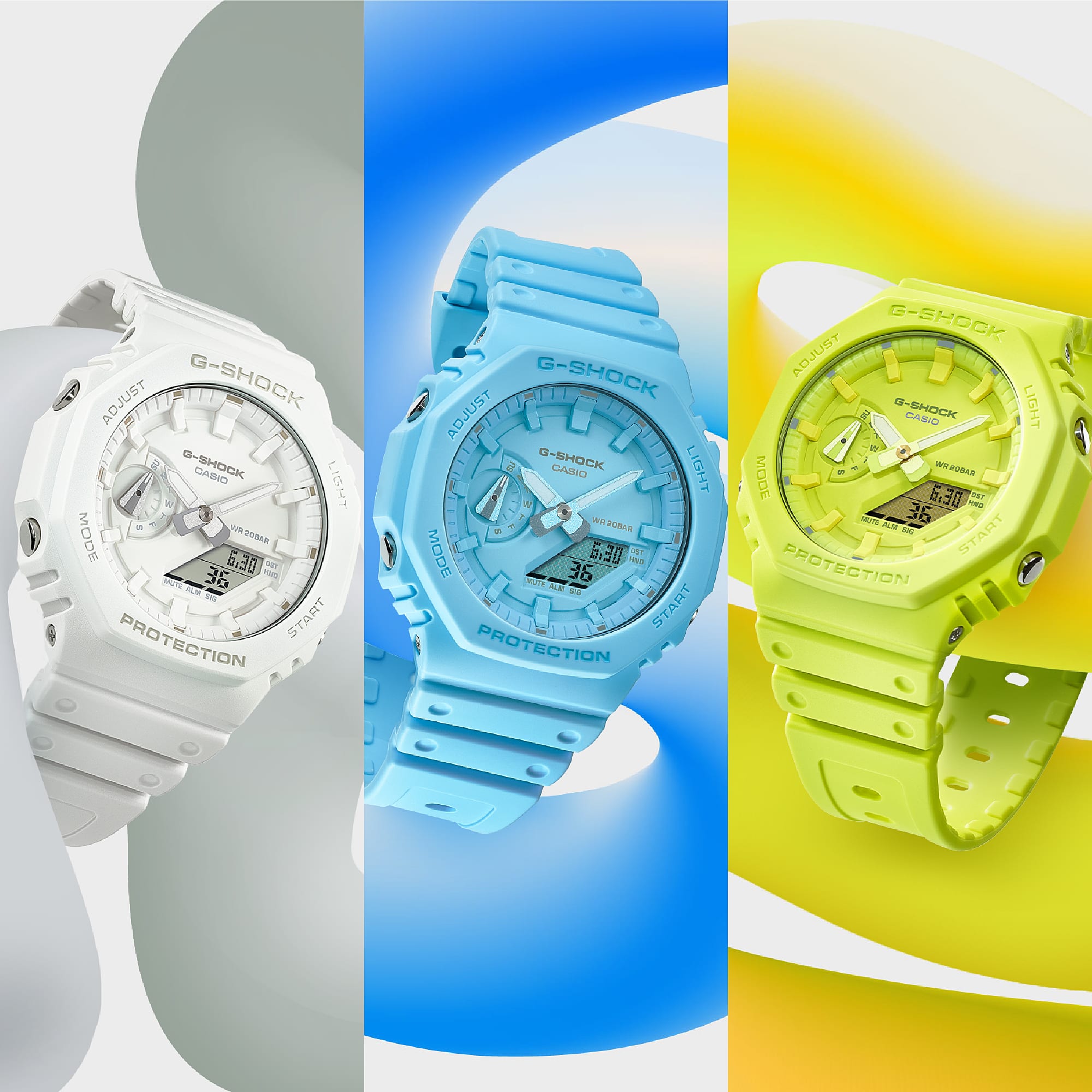 G-SHOCK GA-2100-2A2DR Octagonal Bezel – GC Shop Egypt