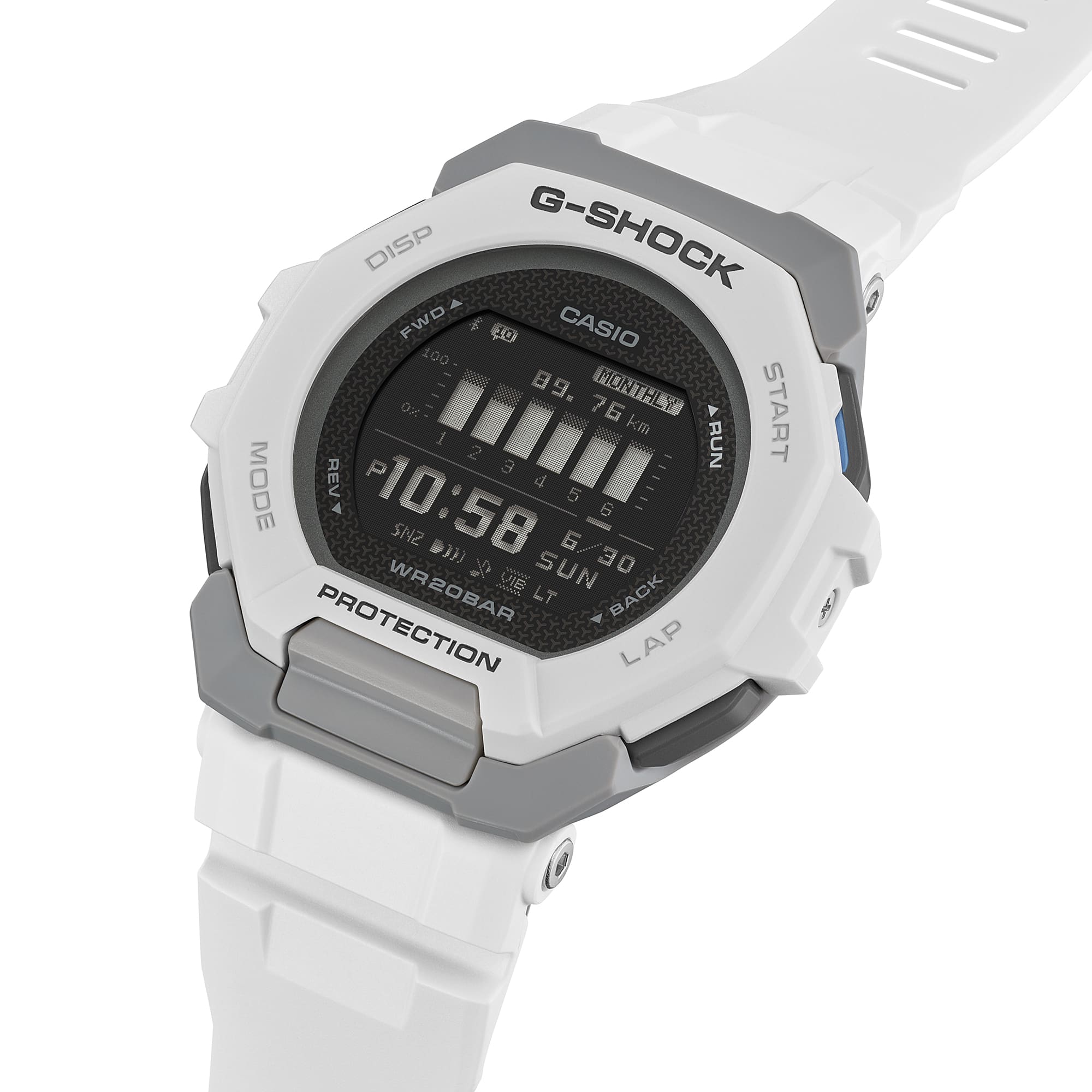G-SHOCK ホワイト GBD-300 G-SQUAD Bluetooth箱付 Amazon.co.jp: [カシオ] 腕時計 ジーショック 【国内正規品】 G
