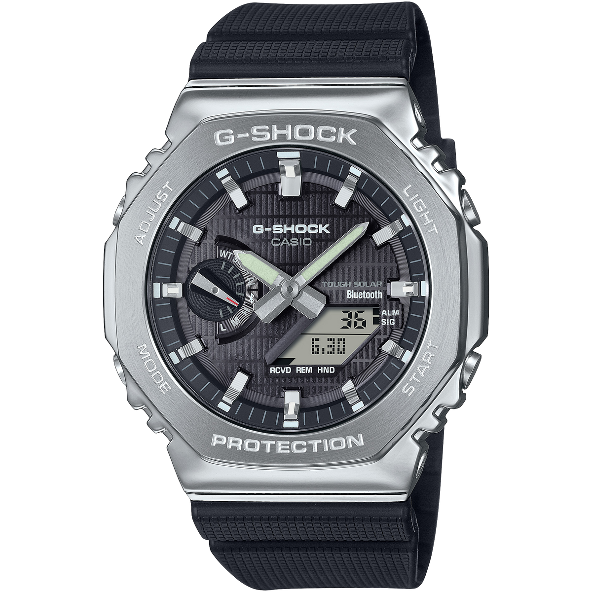 G-SHOCK G-STEEL GBM-2100-1ADR Tough Solar Bluetooth