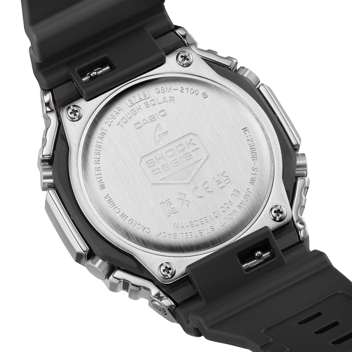 G-SHOCK G-STEEL GBM-2100-1ADR Tough Solar Bluetooth
