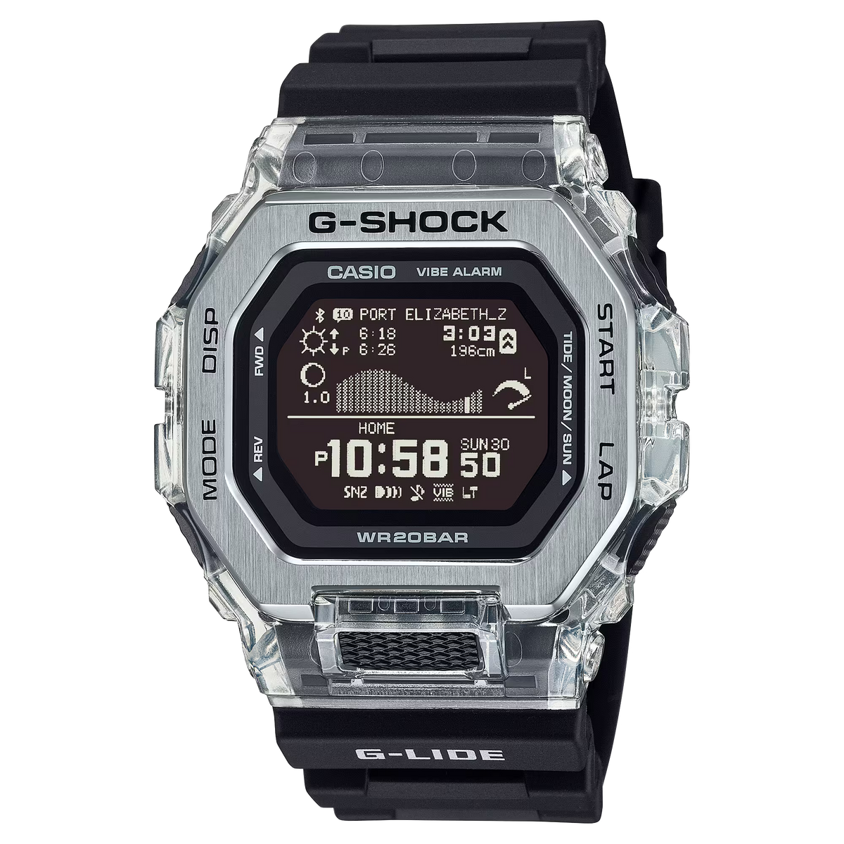 G-SHOCK GBX-100S-1DR G-LIDE Bluetooth