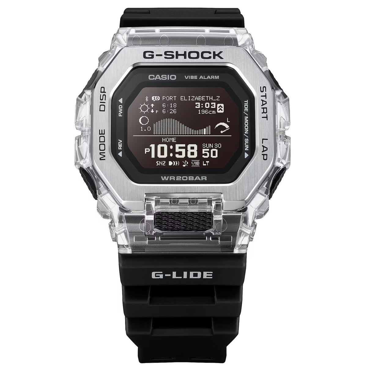 G-SHOCK GBX-100S-1DR G-LIDE Bluetooth