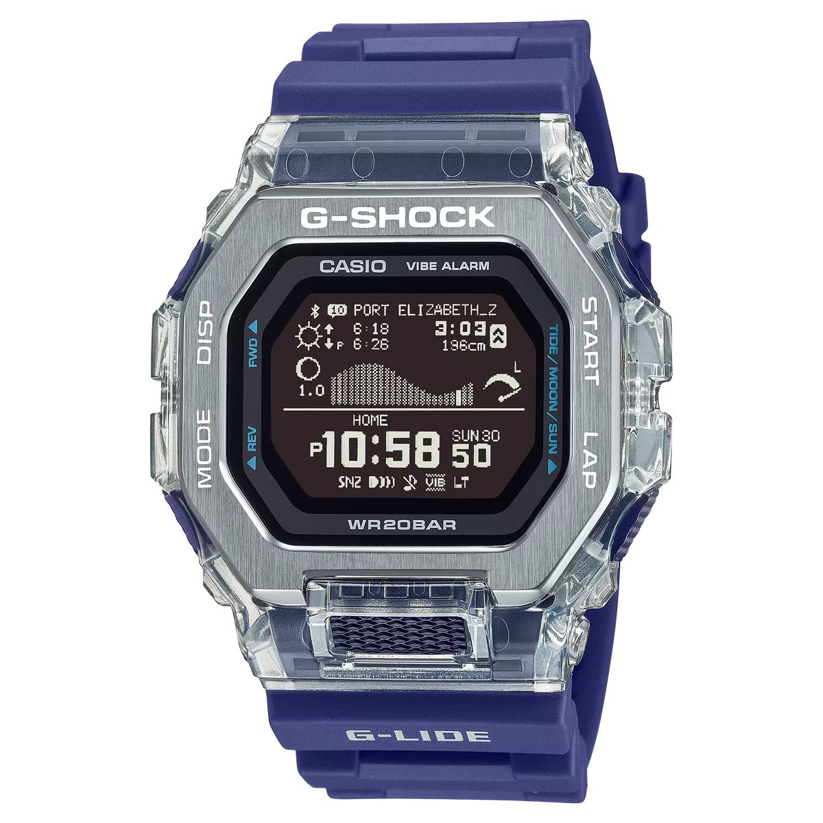 G-SHOCK GBX-100S-2DR G-LIDE Bluetooth