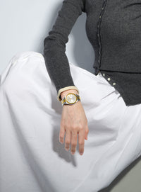 NAVIFORCE NF5073 G/W Women Watch