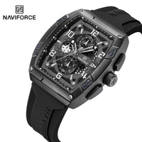 NAVIFORCE NF8052 B/W/B Men Watch