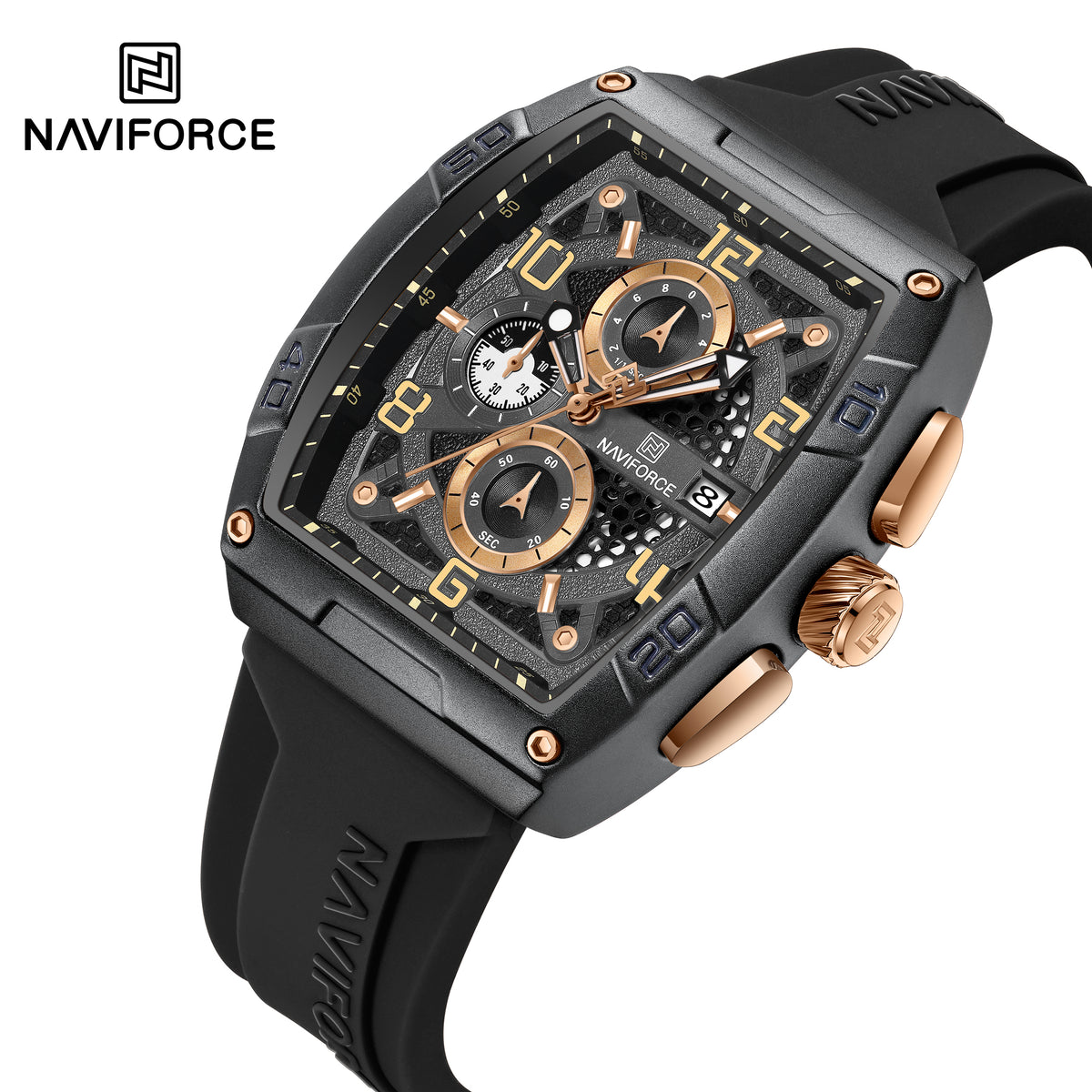NAVIFORCE NF8052 B/RG/B Men Watch