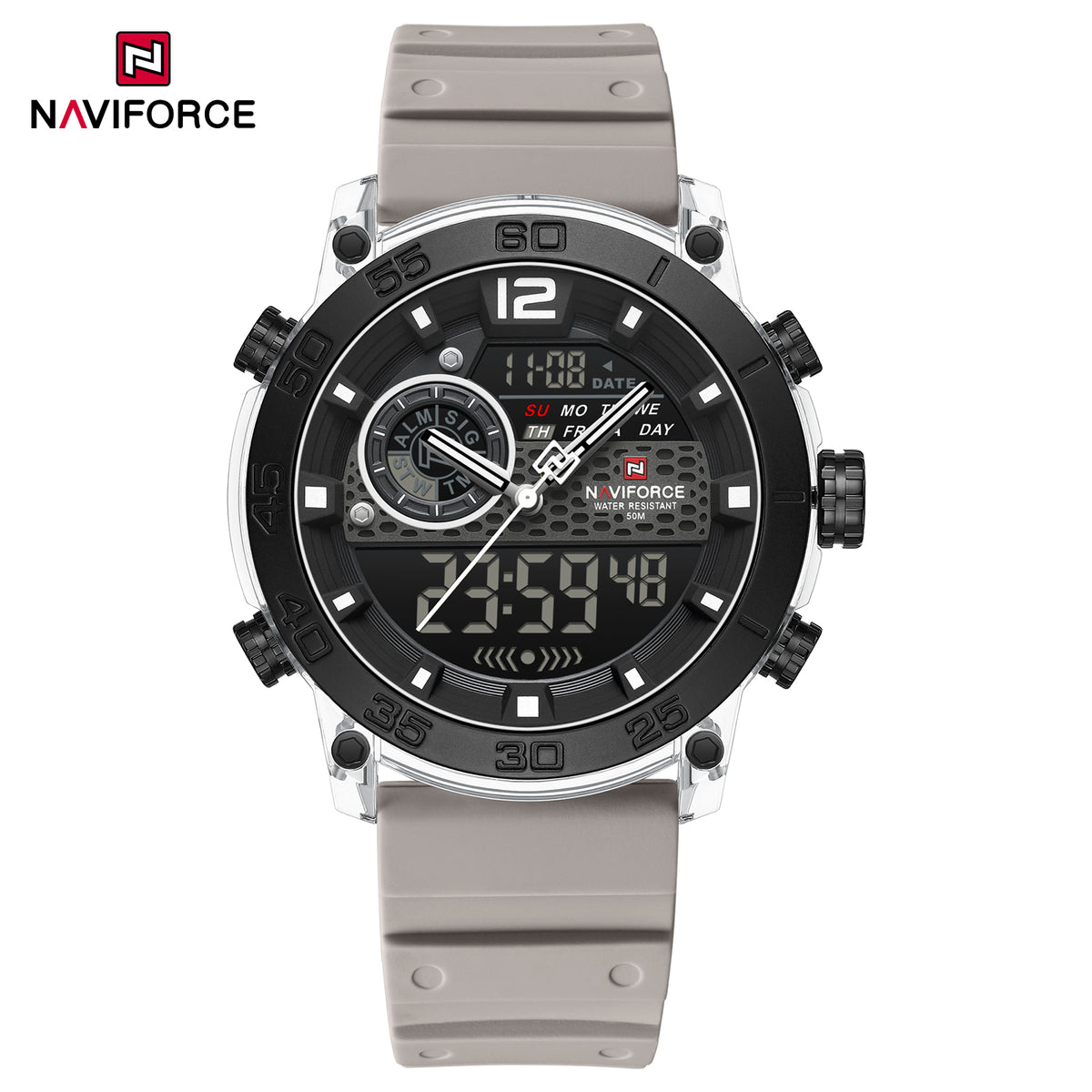 NAVIFORCE NF6104 S/W/GY Men Watch